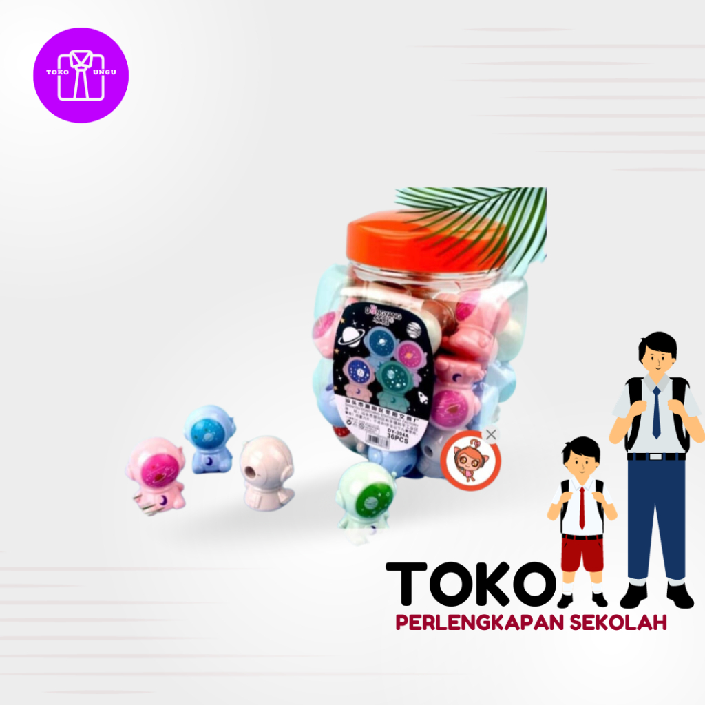 

Serutan Pensil Tabung Astronot