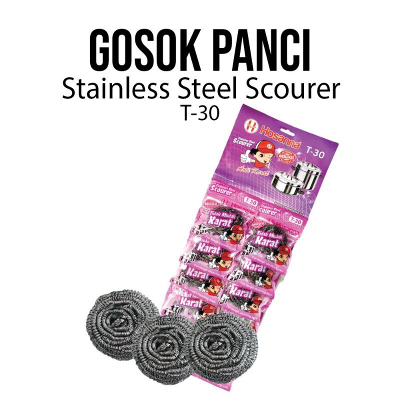 gosok panci stainless HOSSANA