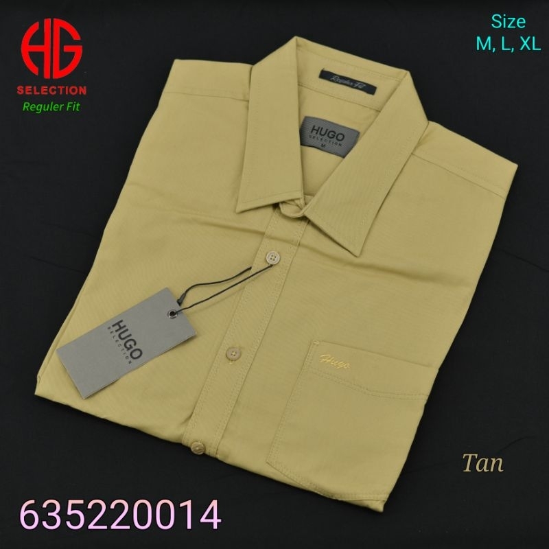 Kemeja Casual Pria Lengan Pendek Hugo Selection 635220014