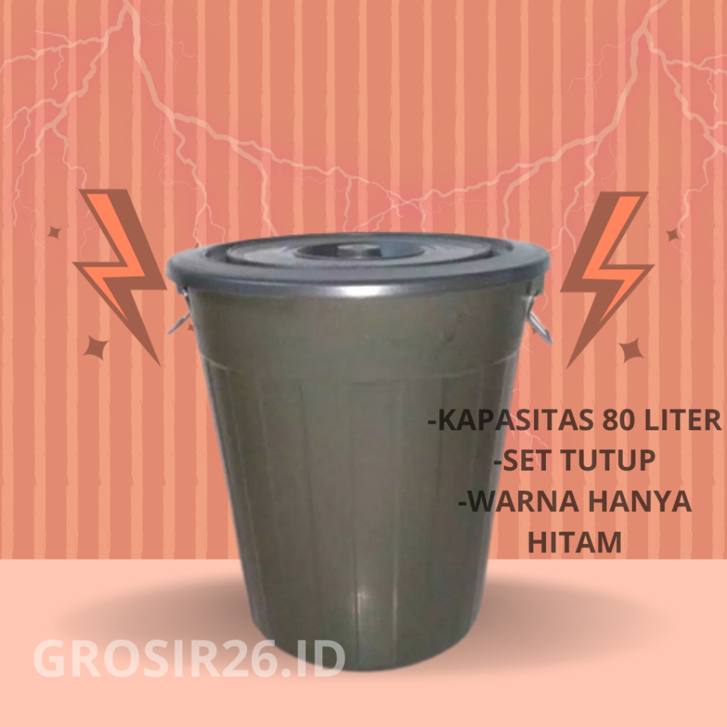 Ember 80 liter/ember hitam polaris/rml