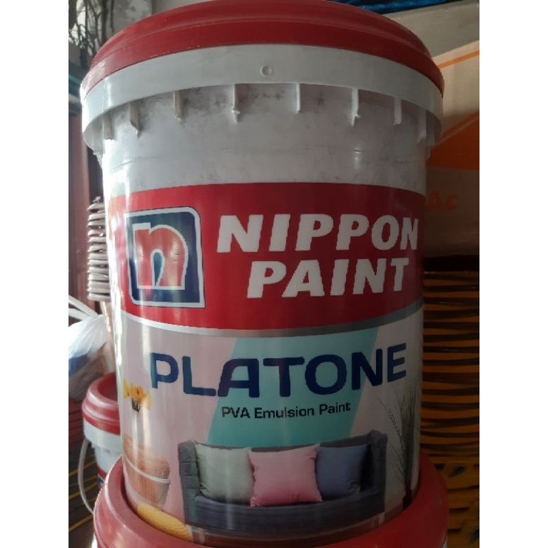 NIPPON PAINT - CAT AIR TEMBOK PLATONE PVA 20KG BS 9102/Putih bersih, BS9102(MDN) Putih Kebiruan