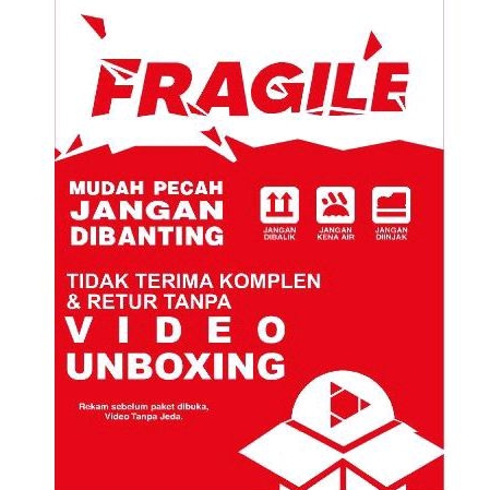 

FRAGILE UNBOXING PECAH BELAH STIKER