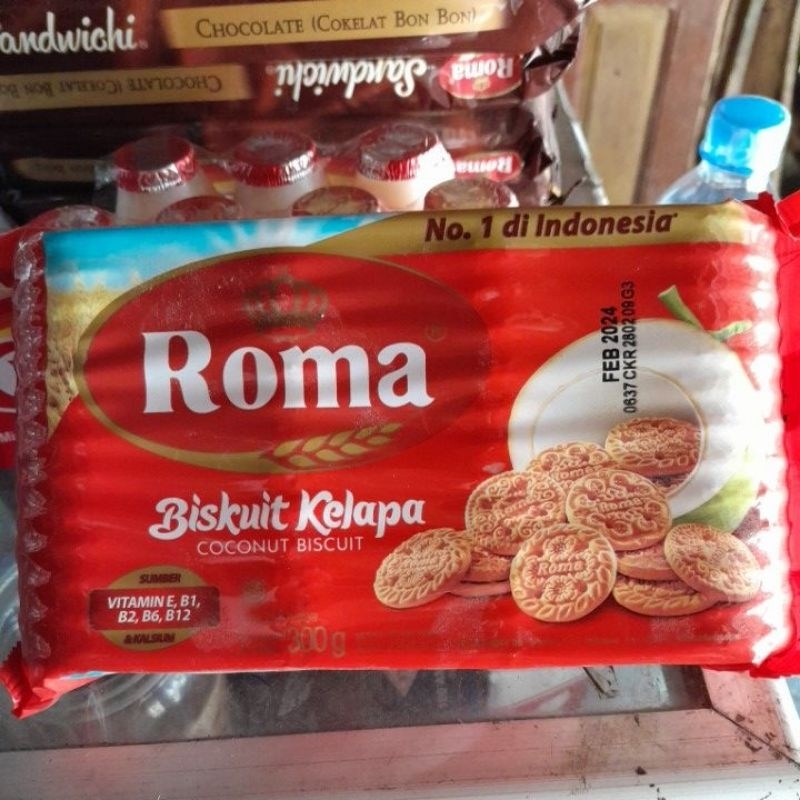 Biskuit roma kelapa