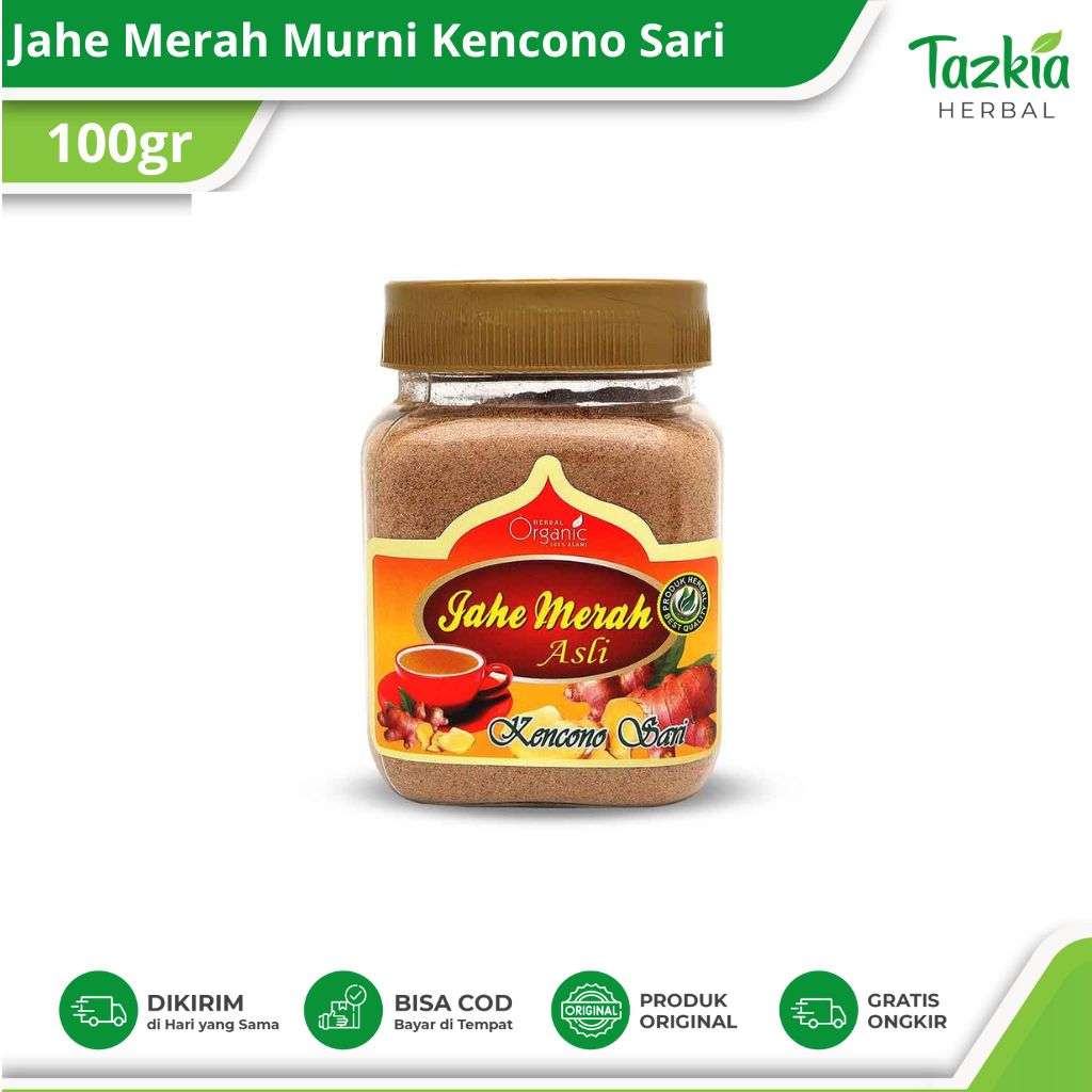 

Jahe Merah Asli Toples Kencono Sari 100GR