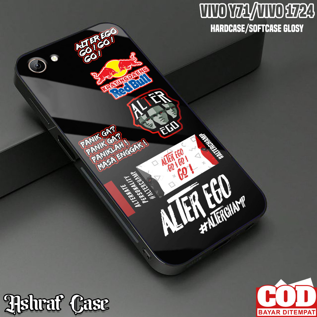 Case Vivo Y71 / Vivo 1724 - Casing Vivo 1724 / Vivo Y71 ( ESPRT ) Silikon Hp Vivo Y71 - Kesing Hp - 