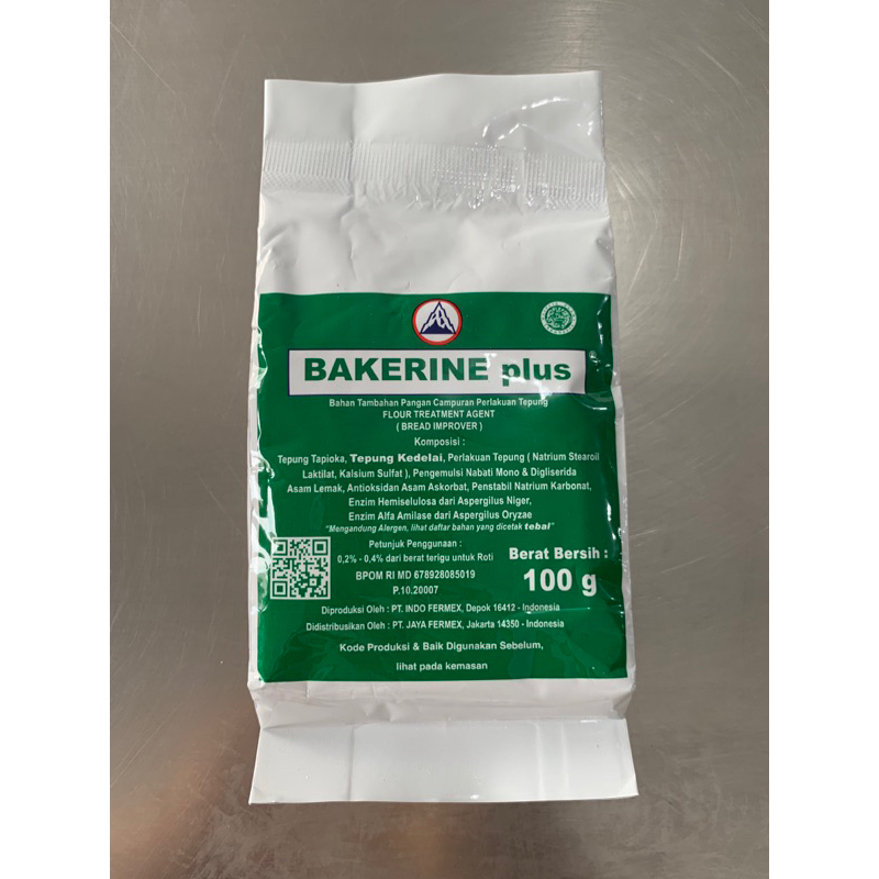 

Bakerine Plus Bread Improver 100gr | Pengembang Roti | Pelembut Roti