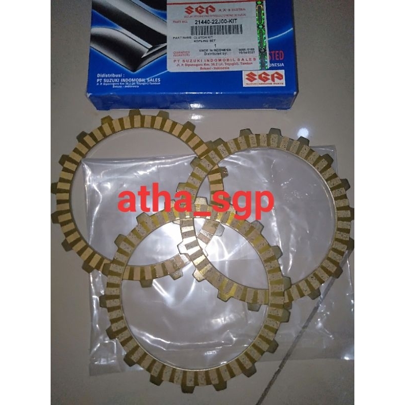 Kanvas kampas kopling suzuki shooter,young star asli sgp ori