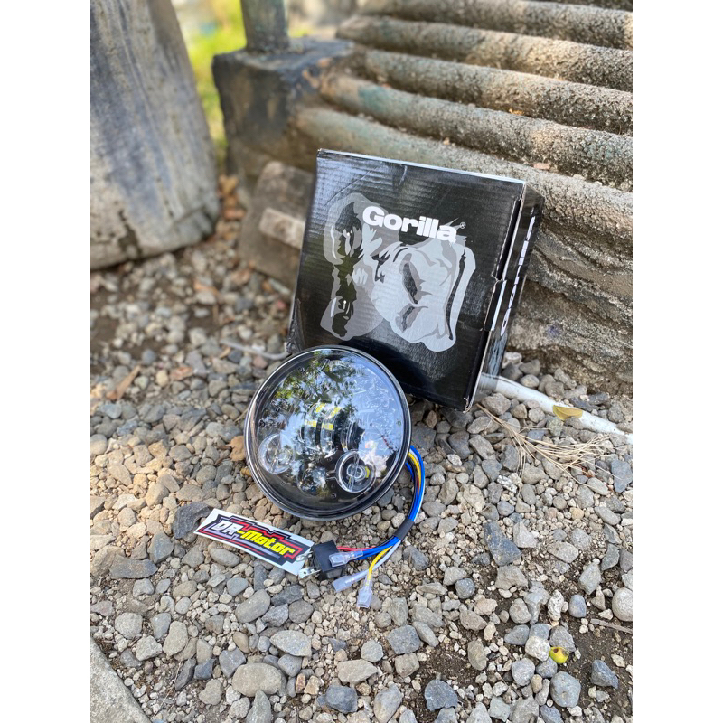 daymaker gorilla 5,7 inch lampu depan gorilla pnp batok 5,7 inch batok cb 125 l2g CD CT