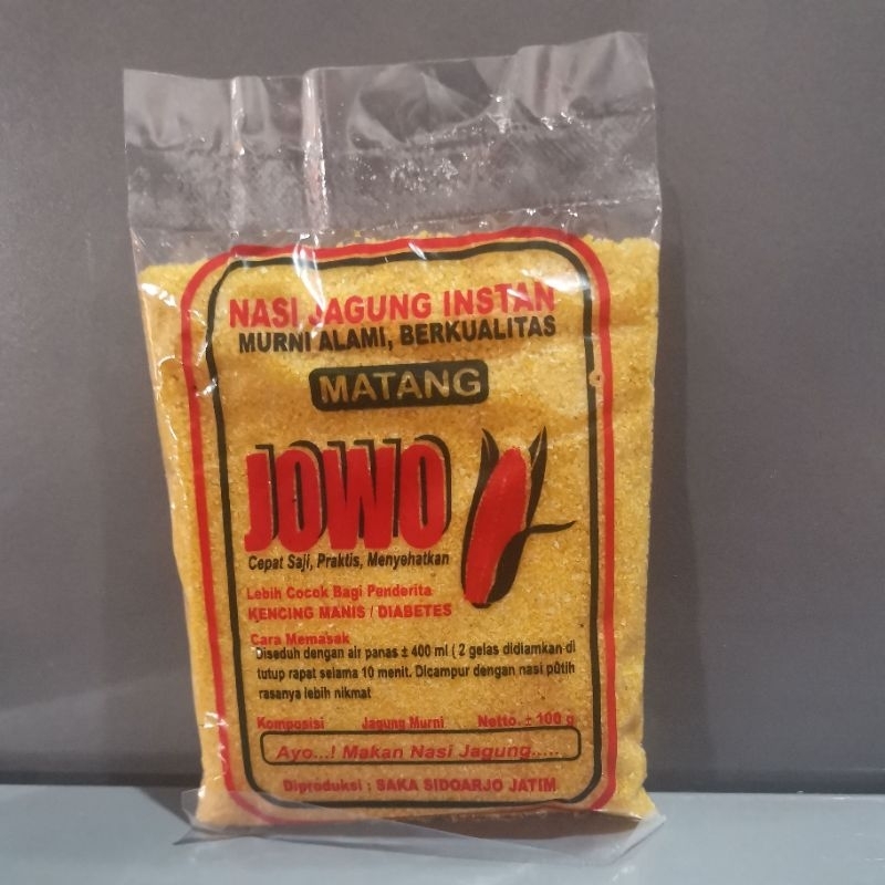 

Nasi Jagung Instan JOWO (halus)