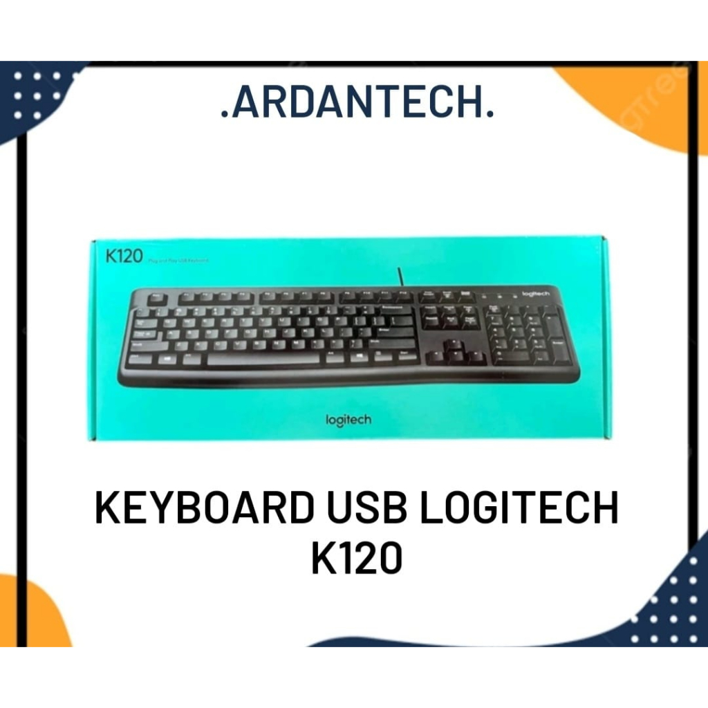 Keyboard USB Logitech K120 Original 100%