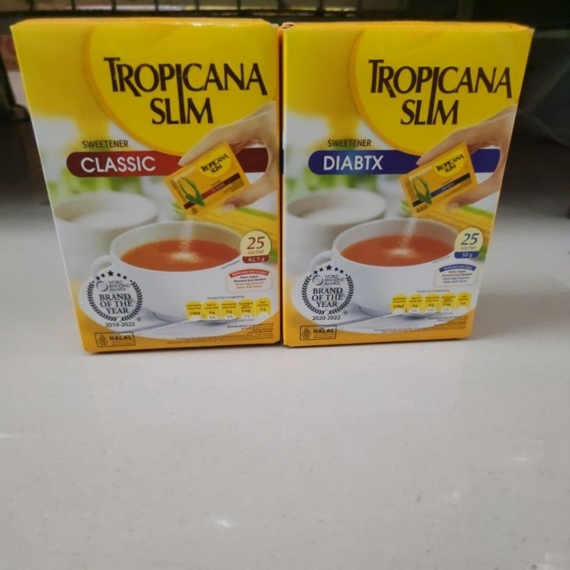 

TROPICANA SLIM CLASSIC/DIABTX 25 SACHET