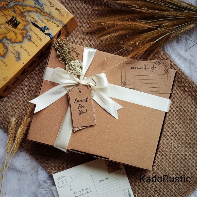 

Kotak Kado/Box Kado Rustic Vintage Pita/Rustic Box/Gift Box Rustic Pita