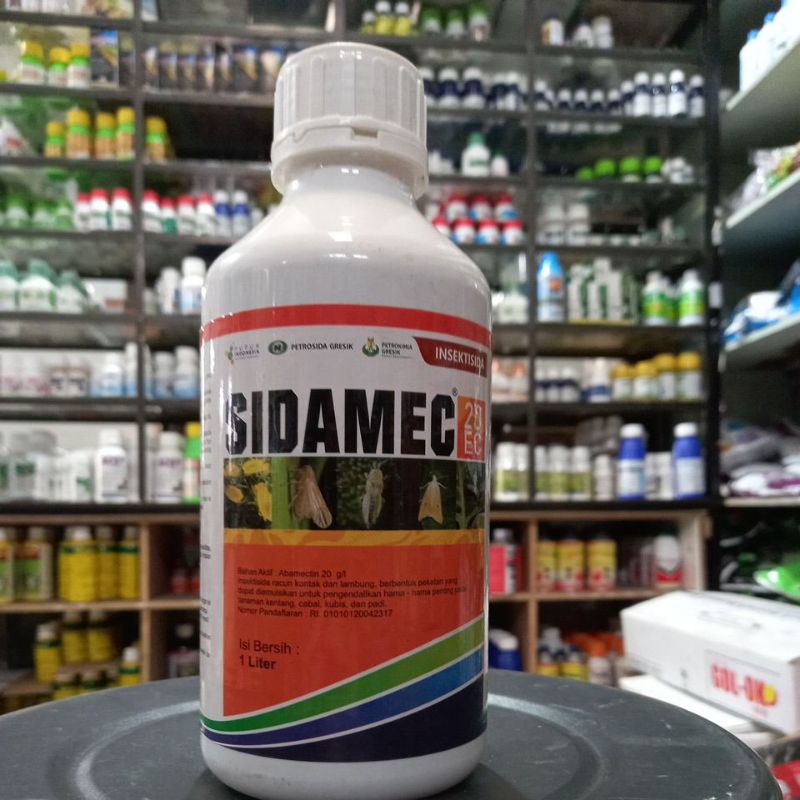 SIDAMEC 1LITER INSEKTISIDA ABAMEKTIN 20EC UNTUK HAMA WERENG,KUTU"AN