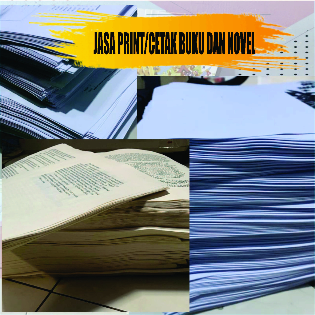 

Jasa Cetak / Jasa Print HVS / BOOKPAPER HITAM PUTIH