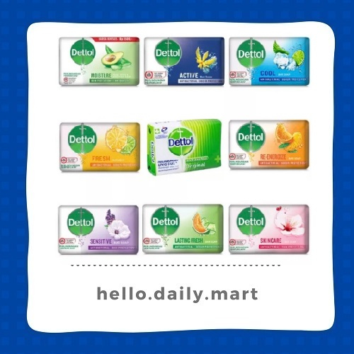Dettol bar soap 100gr / sabun dettol batang / sabun mandi dettol / dettol sabun mandi