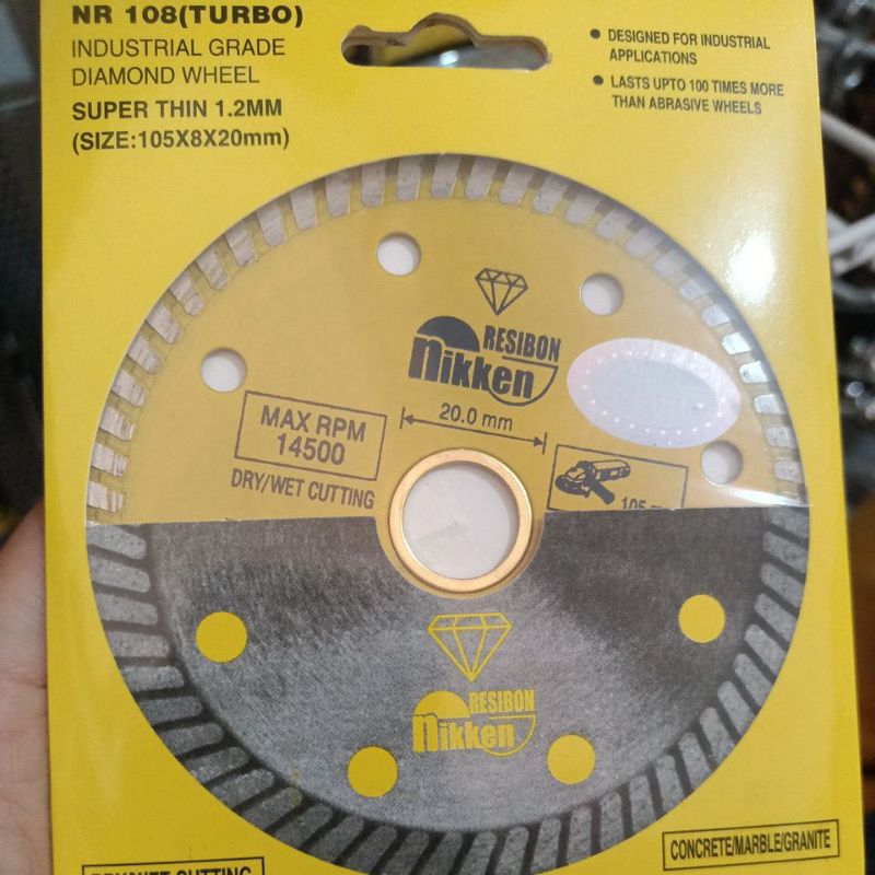 MATA POTONG GRANIT TURBO NIKEN  RESIBON