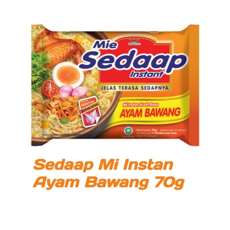 

Sedaap Mi Instan Ayam Bawang 70g