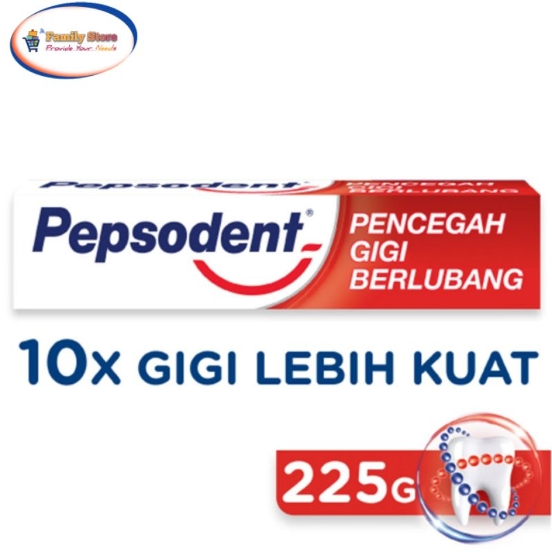 Pepsodent Pencegah Gigi Berlubang Pasta Gigi 225 gram (Besar)