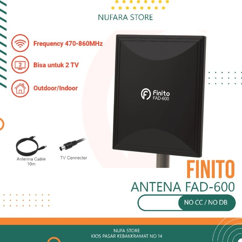 Antena Digital Finito FAD-600