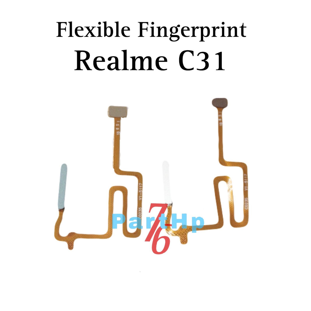 Flexible Fingerprint Realme C31 / RMX3501 - Flexibel Fleksibel Fleksible Fx Tombol Button Sensor Sid