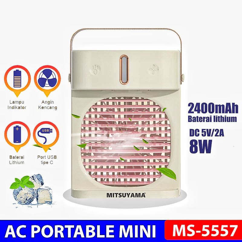 Air Cooler AC Mini MITSUYAMA MS-5557 / Mini Portable Air Cooling AC Portable