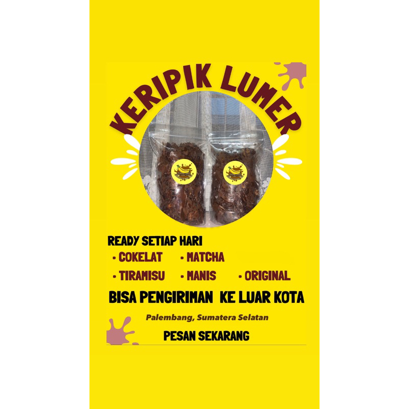 

KERIPIK PISANG LUMER BELANJA 30k GRATIS ONGKIR