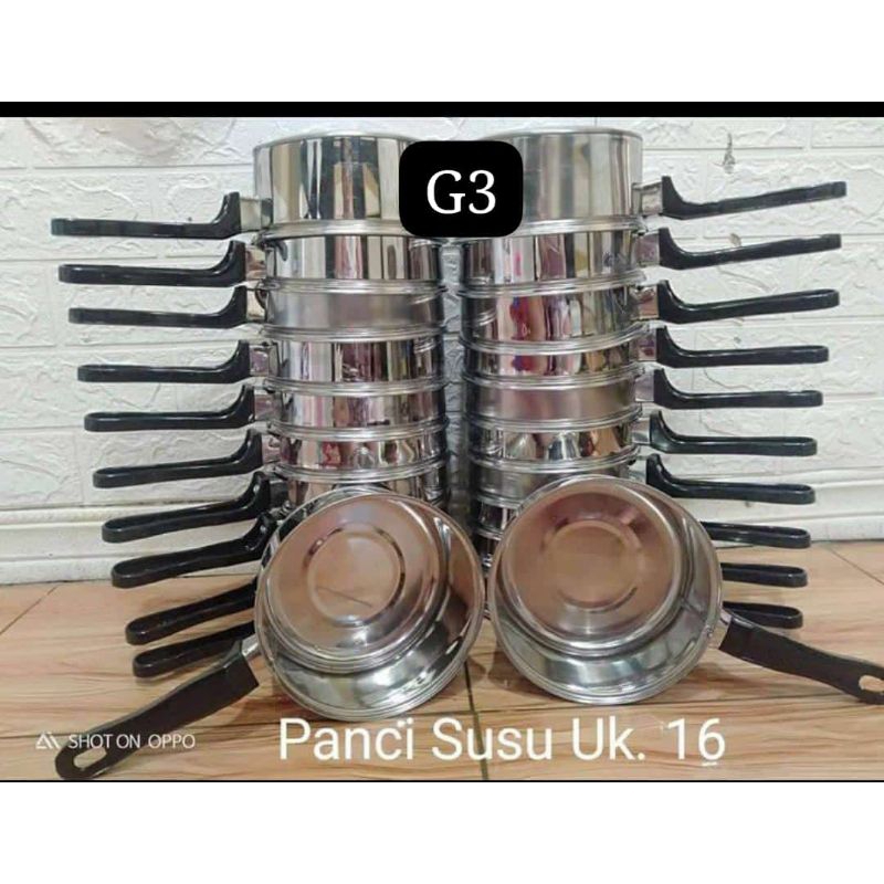 PANCI SUSU STAINLESS DIAMETER 15CM PANCI SUSU MURAH PANCI MIE