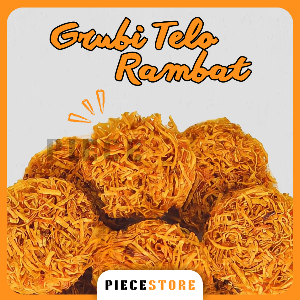 

⭐PIECE⭐Grubi Telo Rambat / Carang Mas Ubi Manis / Walangan / Kremesan/ Grubi Ketela / Cemilan Lebaran / Camilan Murah - PS0025