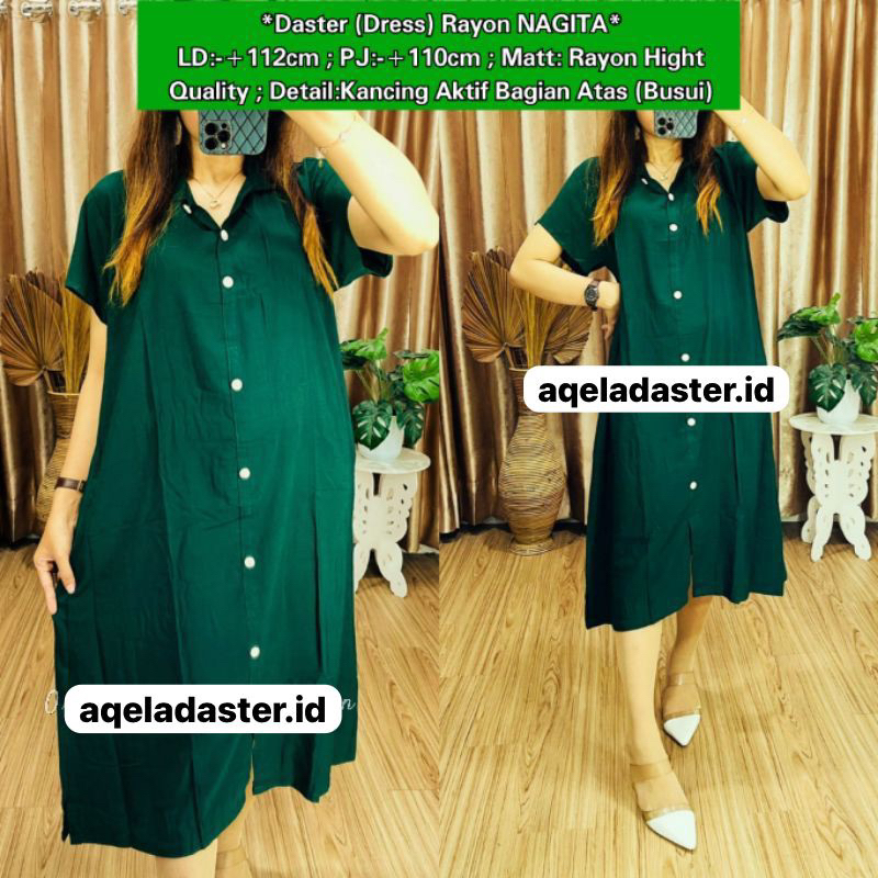 Daster (Dress) Rayon NAGITA / Daster Rayon Kancing / Daster Andin Rayon / Daster NAGITA / Daster Ray
