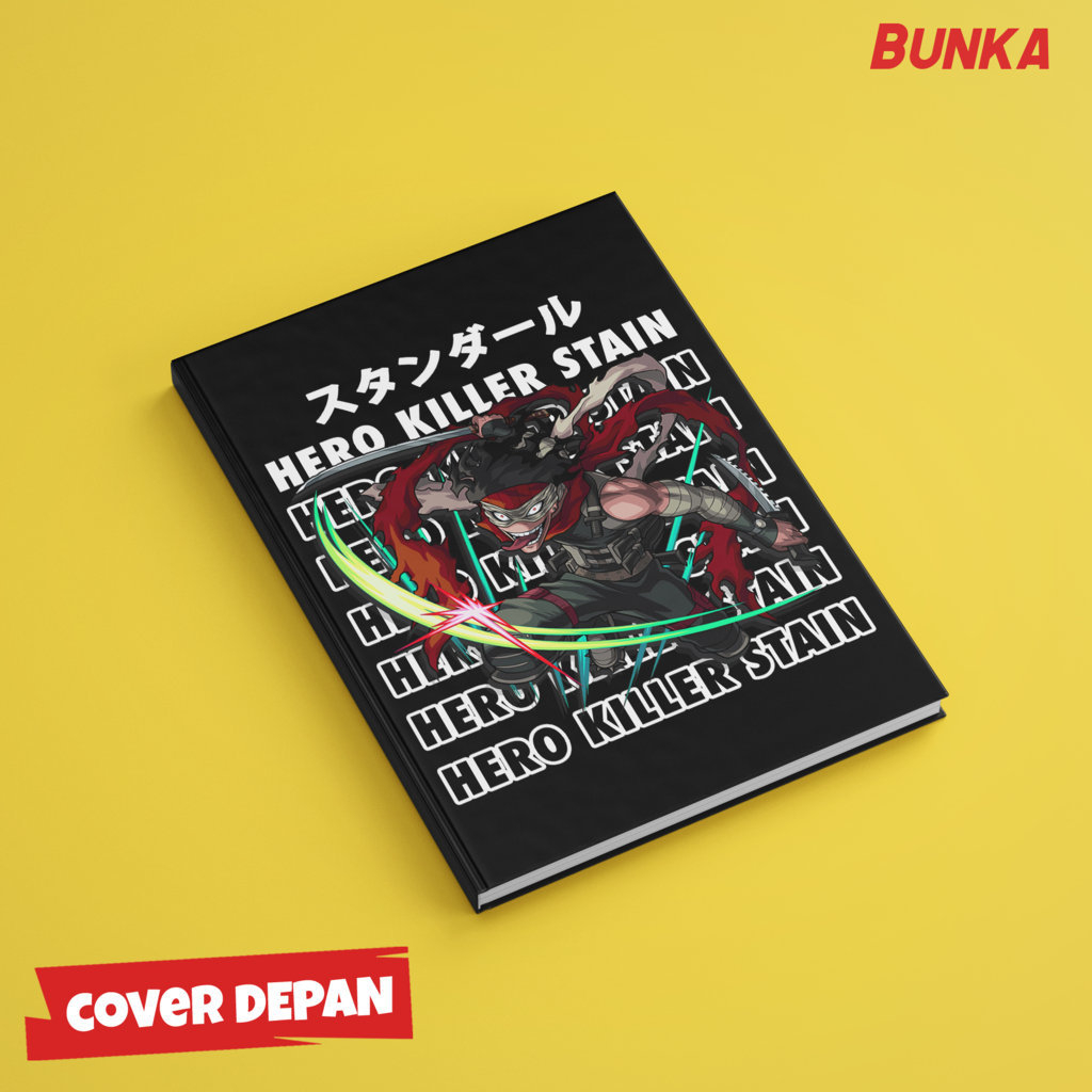 

Note Book Aesthetic Anime Boku no Hero Academia Stain Design Hardcover A5 Buku Tulis Catatan Notes Agenda Planner Jurnal vintage buku catatan story book kado anniversary valentine cowok cewek murah