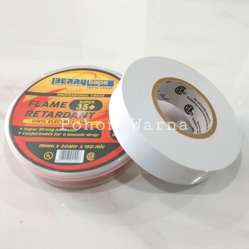 

Isolasi Listrik Berry 19mm x 20meter / pvc electrical tape