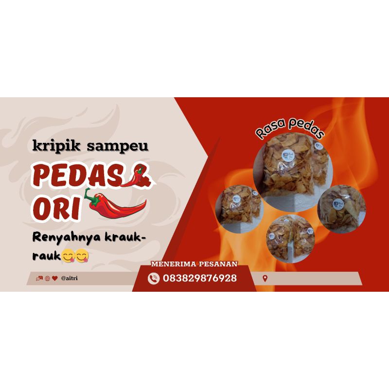 

kripik sampeu sehah kmasan 1kg