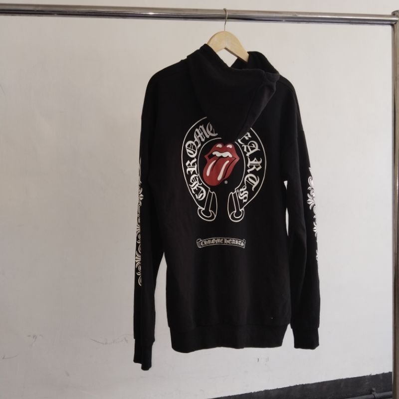 Chrome hearts x rolling stone hoodie