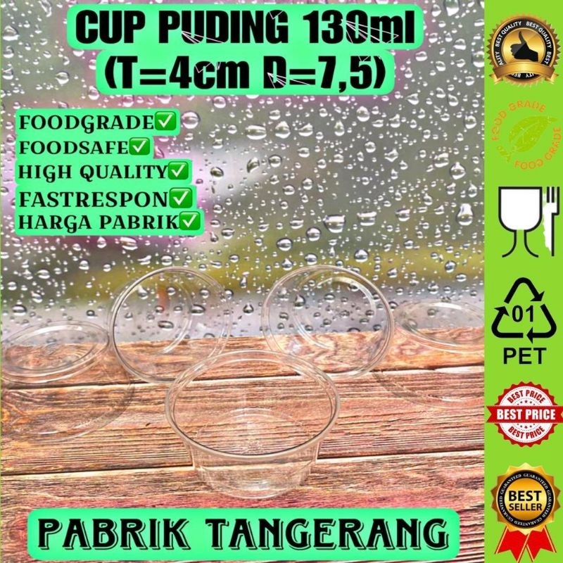 Cup Puding Puyo | Cup Puding Ukuran 130 ML MIN50PCS