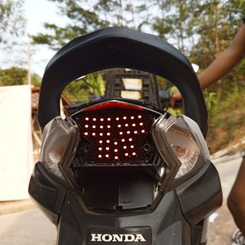Lampu led rem Runing beat fi old 2012-2013-2014-2015