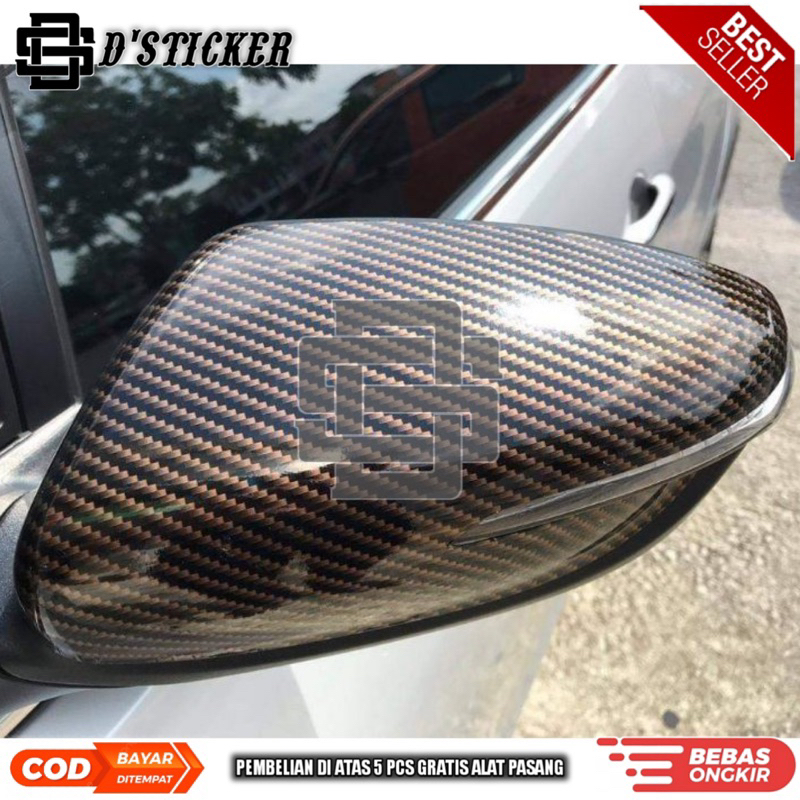 skotlet carbon 2d kevlar gold kualitas premium untuk body motor dan mobil