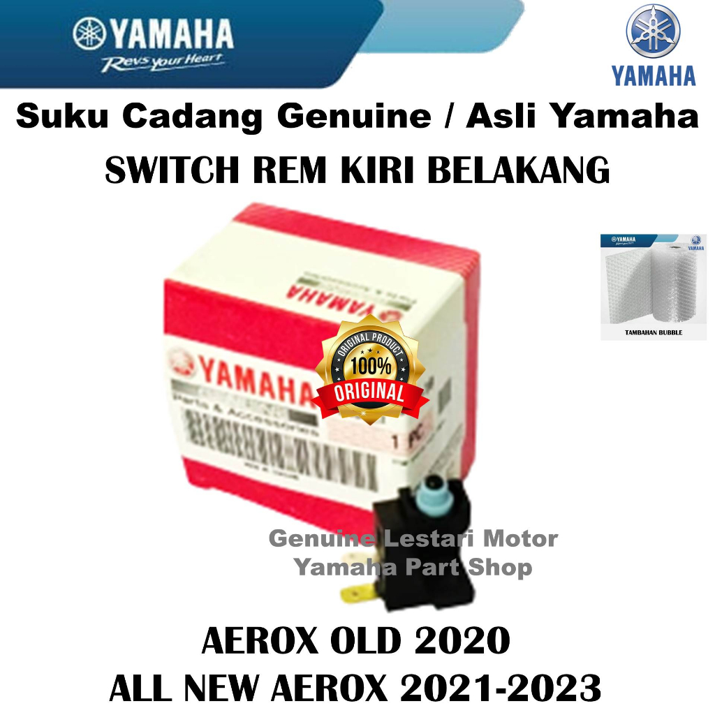 Switch Rem Kiri Belakang All New Aerox 2021-2023 Aerox Old 2020 Asli Yamaha Surabaya