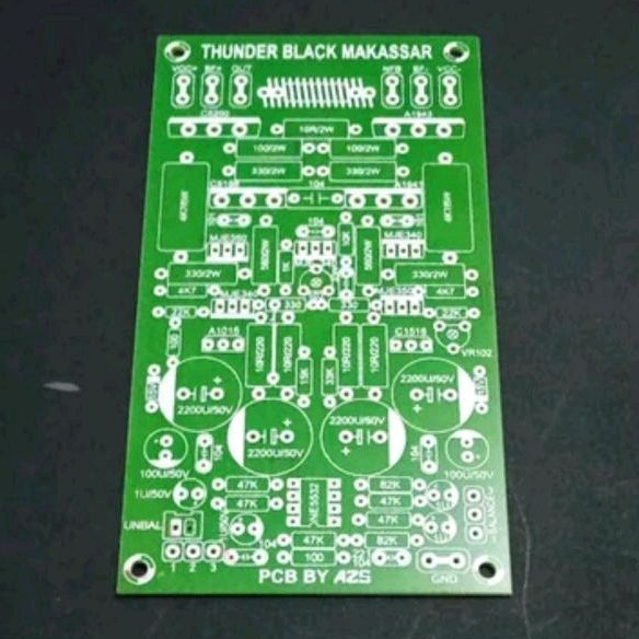 PCB TBM input balance thunder black makasar