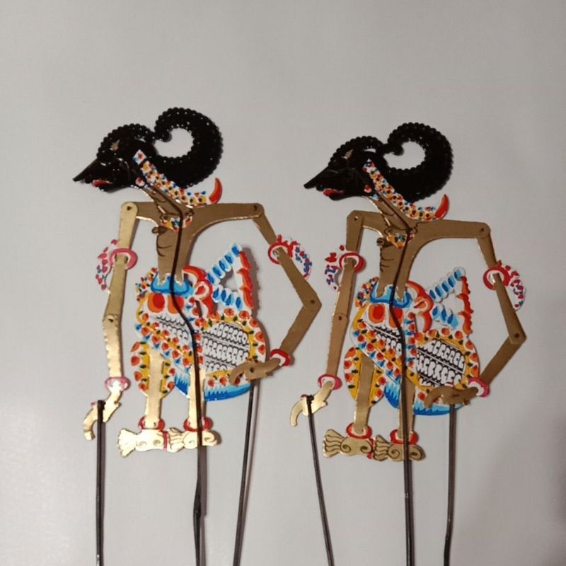 Wayang Kertas duplex Kembar Nakula Sadewa