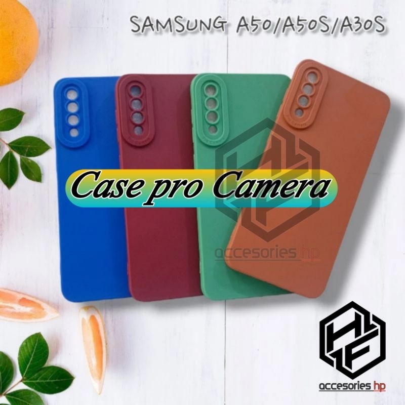 Soft Case Pro Camera Macaron Samsung A50/A50s/A30s Silikon case casing macaron Candy Case Full Color
