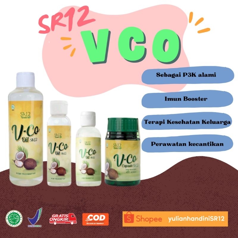 (APR) VCO SR12 || VCO oil || VCO kapsul || Virgin Coconut Oil SR12