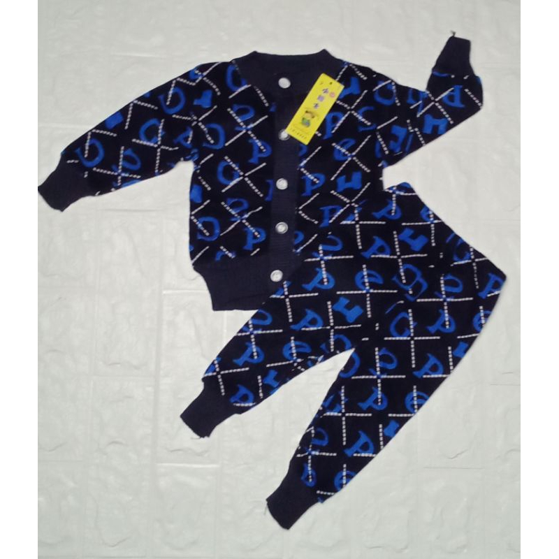 jacket bayi bludru set