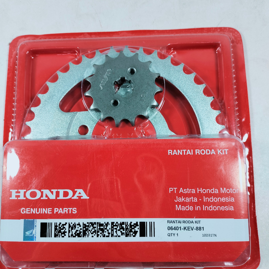 GEAR SET SUPRA X LAMA - GIR SET PAKET RANTAI SUPRA FIT LAMA - SUPRA LAMA (RANTAI- GEAR DEPAN - GEAR