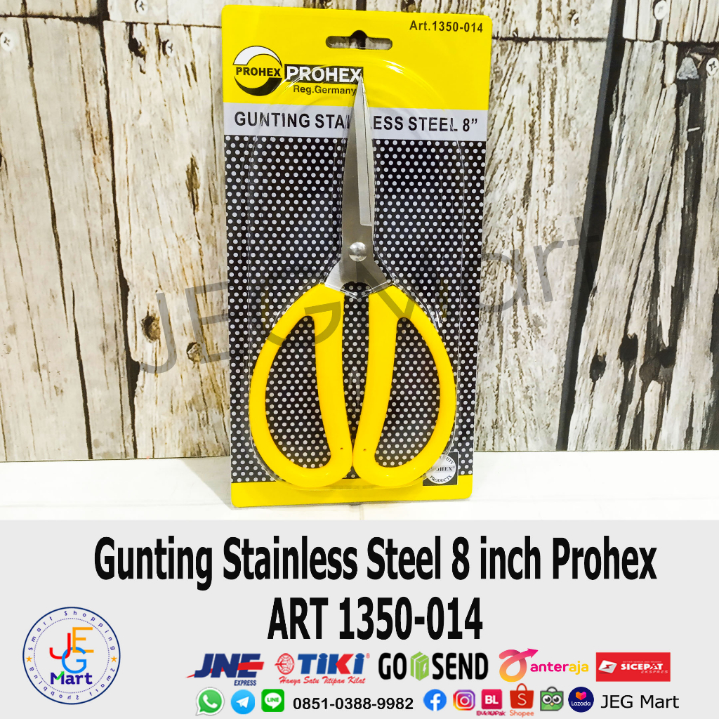 

Gunting Stainless Steel 8inch Prohex ART 1350-014