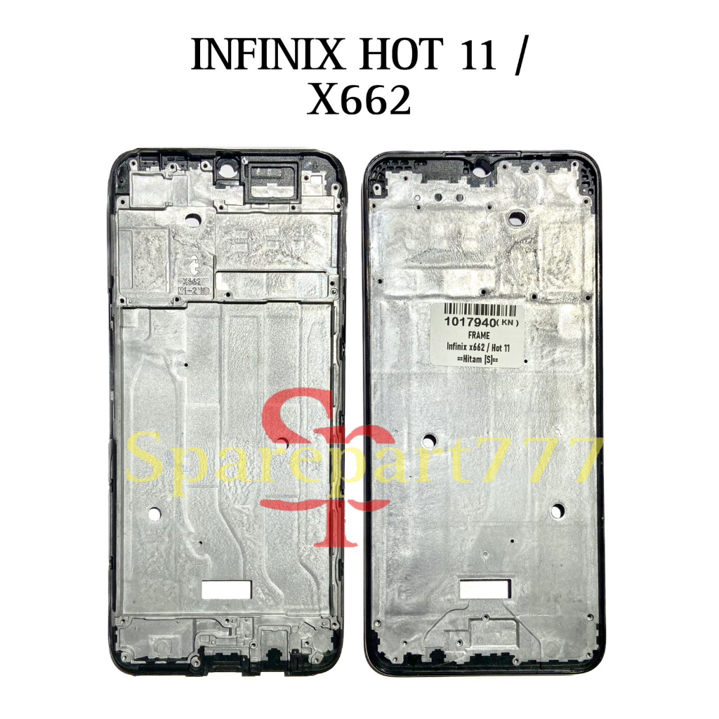 Frame Bezel Tulang Tengah Infinix Hot 11 / X662 / X662B / X689F - Dudukan Mesin