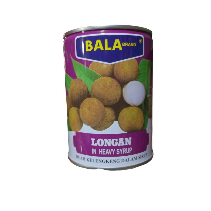 

Longan Bala Brand / Lengkeng Kaleng / Kelengkeng Dalam Sirup 565 gram/ Buah Kelengkeng