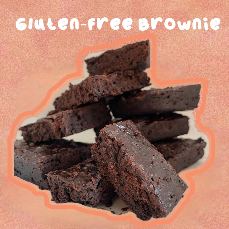 

[Gluten FREE] Fudge Brownies 3pcs