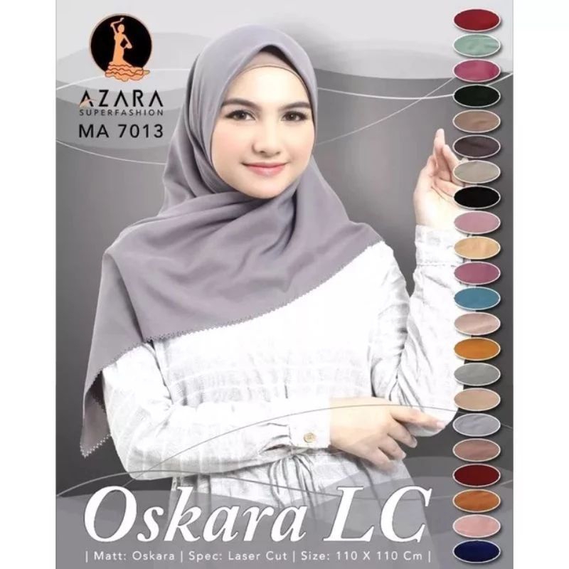 Segiempat Oskara LC 10pcs  by Azara Superfashion paket grosir Termurah