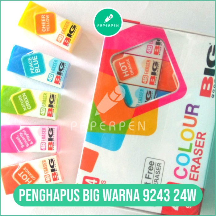

1 Pak Penghapus Big Warna 9243 24Pcs