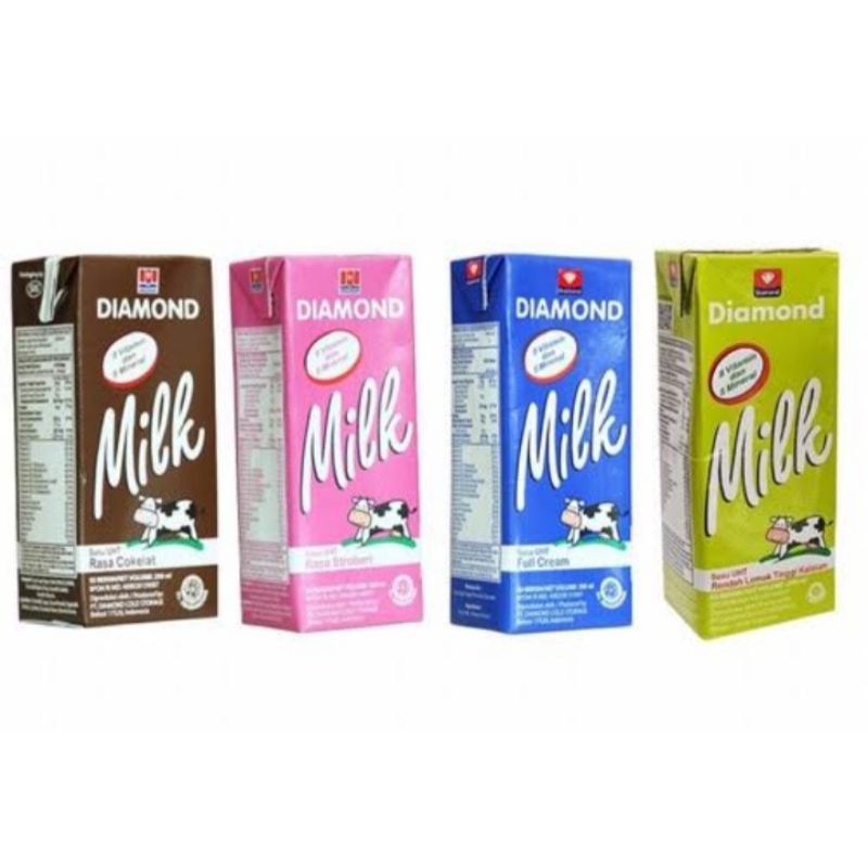 

Susu uht diamond 200ml beli 3 bonus 125ml